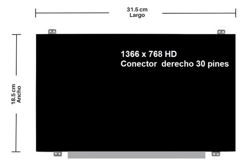 Pantalla 14.0 Slim 30p 31.5 Cm Nt140whm-n44 Con Brackets