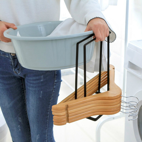 Organizador De Perchas Multifuncional Portátil De Hierro Par