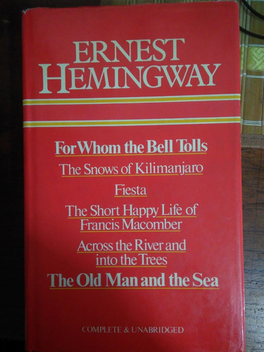 Libro Ernest Hemingway