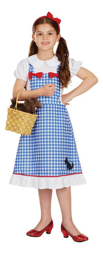Disfraz De Dorothy Para Ninas Vestido De Cuento De Hadas Tr
