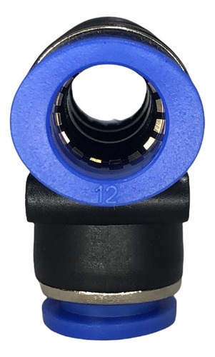 5 Conexão Pneumática União Tee 12mm Plastica Engate Rápido