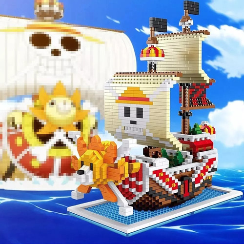 Bloques Luffy Armables 3d De Barco Pirata Rompecabezas 3d De