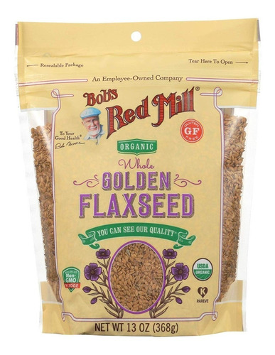 Bob's Red Mill Organic Golden Flaxseed 368 G