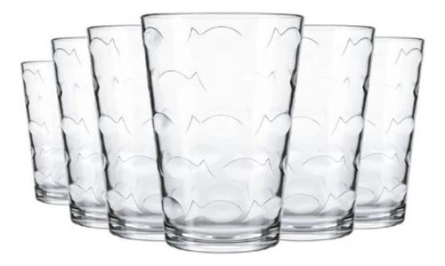 Jogo De Copos Nadir Ritmos Laguna 265ml Com 6 Peças