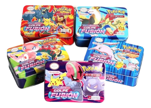 Caja Metálica Pokemon + Mazo 42 Cartas Español - Alternativa