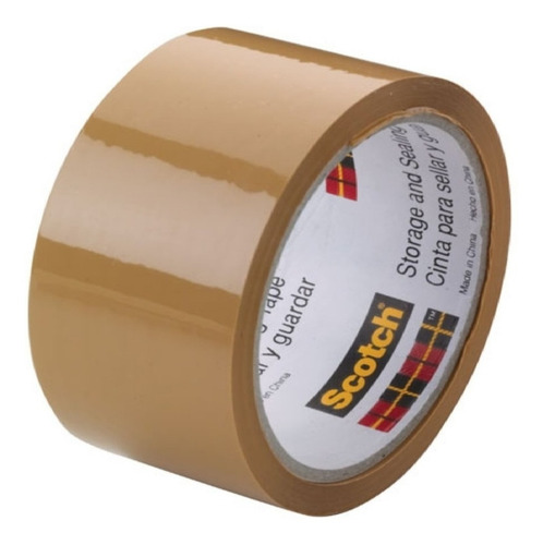 Imagen 1 de 5 de Cinta De Embalar Scotch Marron Emp 48mmx40mts (packx6u)