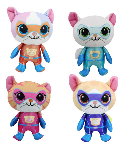 Muñeca De Peluche Superkitties Warriors Superkitties De 4 Pi