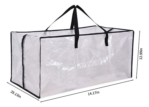 Bolsas De Mudanza Transparentes, Extra Grandes Y Resistentes
