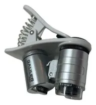 Comprar Lupa Microscopio 60x Con Clip Luz Led Celular Tablet 