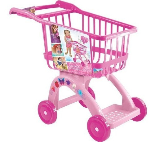 Imagem 1 de 4 de Carrinho De Compras Infantil Princesas Da Disney Líder 2784