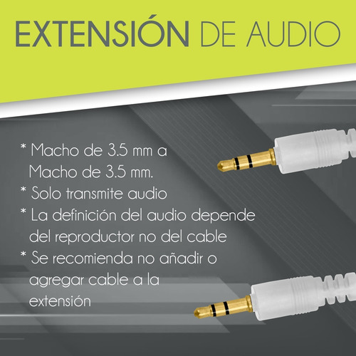 Imagen 2 de 7 de Nuevo Cable Audio Auxiliar 3.5 / 3.5mm Resistente Agujeta 1m