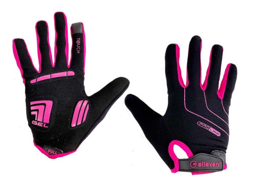 Imagem 1 de 1 de Luva Gel Touch P Fechada Elleven Ciclismo Bike Mtb Pr/ros