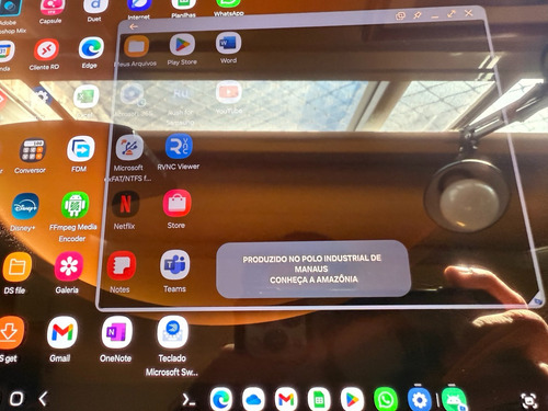 Galaxy Tab S9 Fe+ (plus)128gb 12.4 + Capa Teclado Original! Cinza-escuro (Usado)