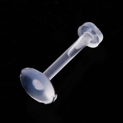 10 Unids Transparente Blanco Nariz Stud Barbell Lengua Labio