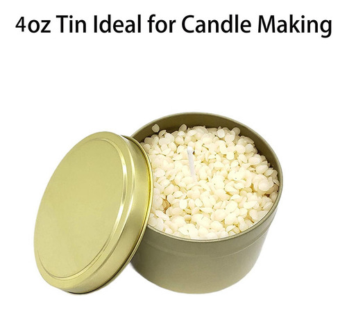 Latas Para Velas, 24 Piezas, Recipientes Metálicos Para Vela