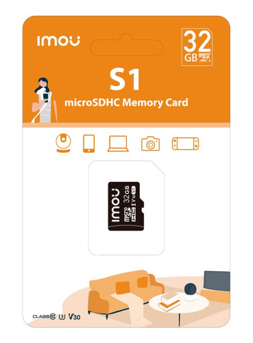 Tarjeta De Memoria Imou Microsd Sdxc S1 C10 Interior 32gb