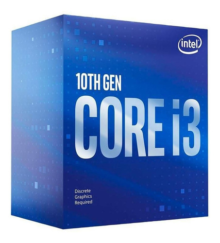 Processador I3-10100f, Cache 6mb, 4.30 Ghz, Lga 1200
