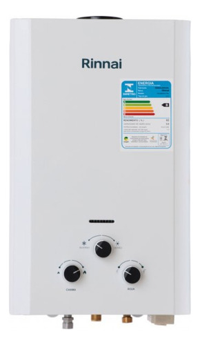 Aquecedor a gás GLP Rinnai Onnsen REU-M090 CFH branco