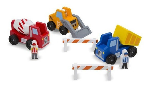 Melissa And Doug Vehículos De Construcción Piezas Movibles