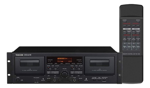 Tascam 202mlvii Dual Cassette Deck Con Salida Usb, 202mkvii