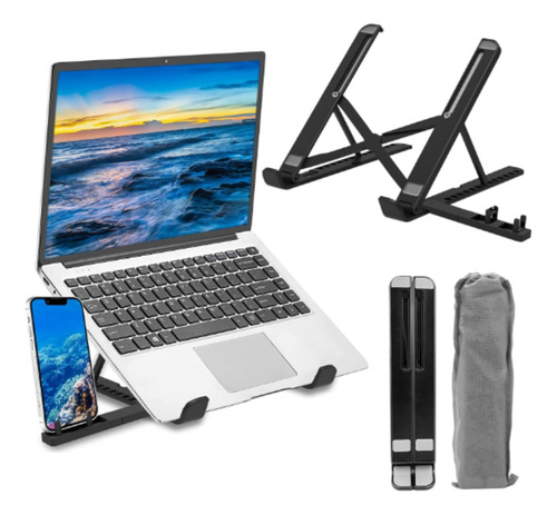 Soporte Para Laptop Ajustable Portátil Plegable Base Celular