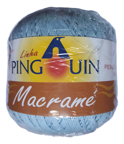 1 Kilo Macramé Pingouin De Algodón 100% Ovillo De 100g Celeste