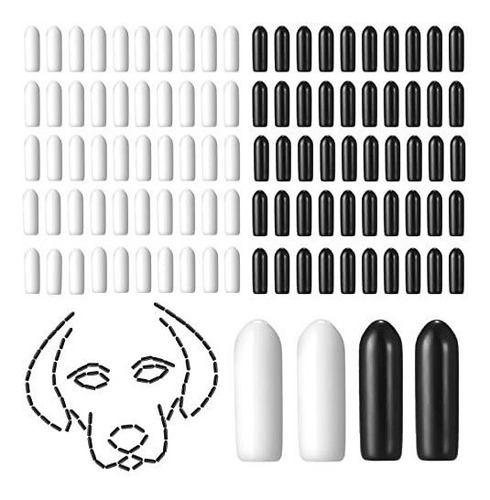 100 Piezas Puntas De Goma Collar Para Perros Cubre S8txe