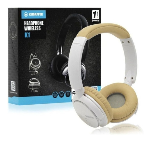 Headphone Fone Bluetooth Entrada Sd Rádio Fm Graves K1 App