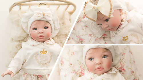 Imagem 1 de 7 de Bebê Reborn 21 Itens Princesa Silicone Combine A Entrega