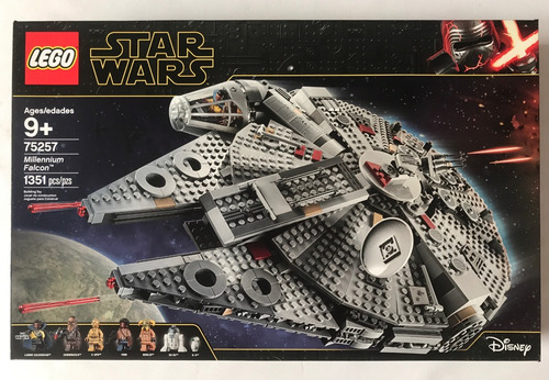 Halcon Milenario Lego 75257 Millenium Falcon 1351pz 7minifig (Usado)
