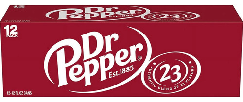 Dr. Pepper 12 Latas Importadas