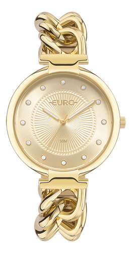Relógio Euro Feminino Chains Dourado - Eu2035ytt/4d