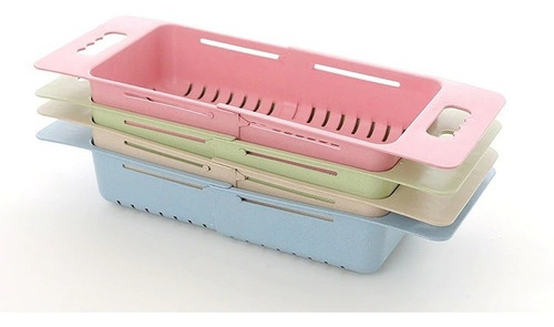 Imagen 4 de 8 de Escurridor Extensible Bacha Cocina Vegetales Plastico