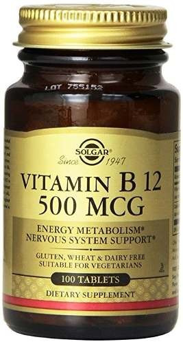 Solgar Vitamin B12 500 Mcg - Unidad a $1889