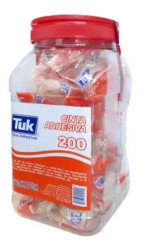 Cinta Adhesiva 200 Tuk Vitrolero Con 50 Piezas  De 10 M