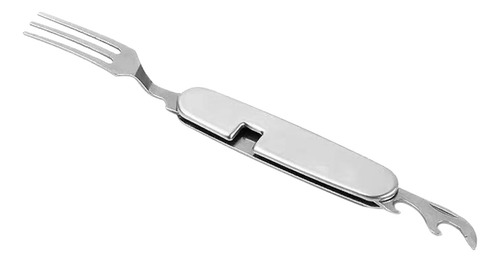Utensilios De Acampada 5 En 1, Tenedor De Acero Inoxidable,