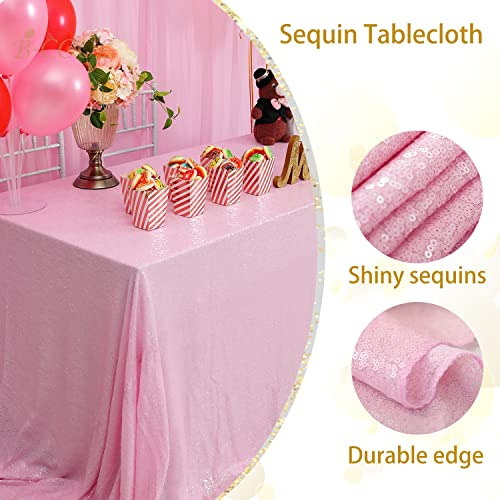 Mantel Rectangular De Lentejuelas Para San Valentín 127x203