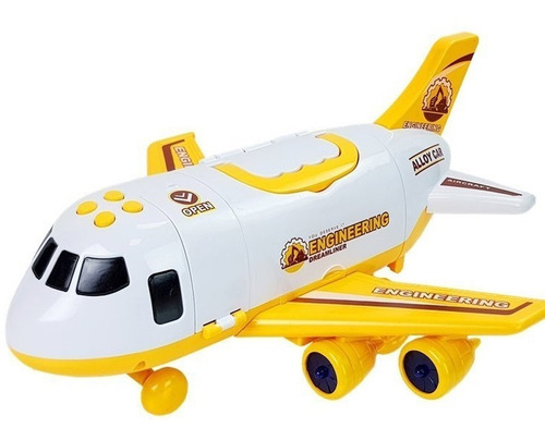 Imagen 7 de 9 de Juguete Avión Bombero Garaje, C/vehículos, Luz/sonido