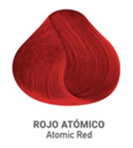 Tinte Para Cabello Rbl Semipermanente Colores Fantasia 90g Color: Rojo Atómico