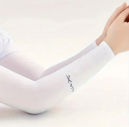 Mangas Protectoras Para El Sol Strech Blanco