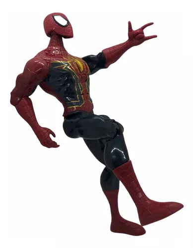 Muñeco Spiderman Articulado - Luz Y Sonido - Grande 30 Cm