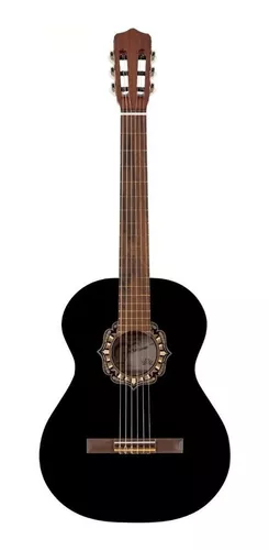 Guitarra Criolla Clásica para Diestros con Funda Color Negro