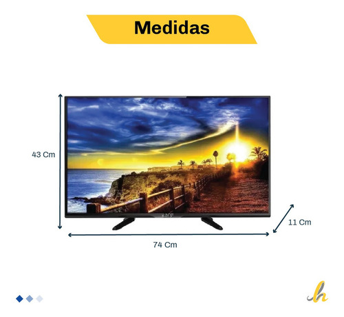 Imagen 4 de 6 de Smart TV Kanji KJ-MN32-30SMT LED HD 32" 220V