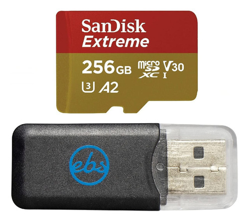 Sandisk Extreme - Tarjeta De Memoria Micro Sd De 256 Gb Par