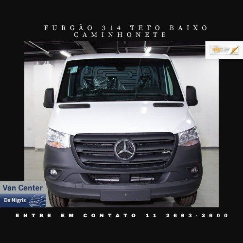 Imagem 1 de 8 de Mercedes-benz Sprinter Furgão Teto Baixo 314 Camionete