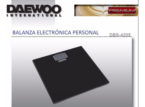 Balanza De Baño Electronica Daewoo 150 Kg Pantalla Lcd