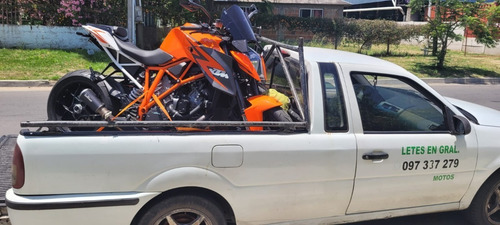 Imagen 10 de 12 de Auxilio Traslado De Motos 24hs Caja Baja Transporte Y Fletes