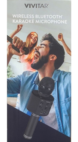 Imagen 3 de 5 de Micrófono Vivmic303 Inalámbrico Para Karaoke