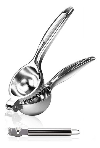 U Chef Exprimidor De Limón Manual De Metal Para Cítricos Color Plateado