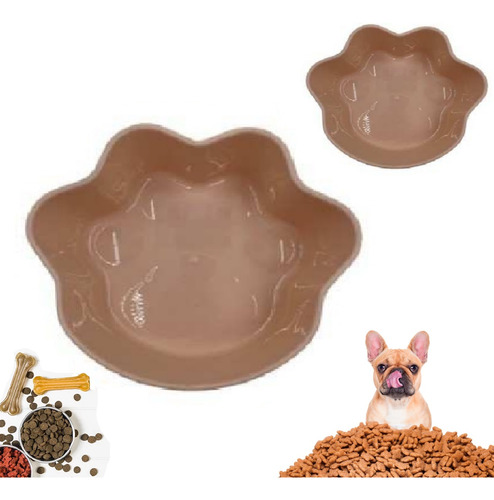 Pote Bowl Comedouro Bebouro Pet Em Forma De Patas